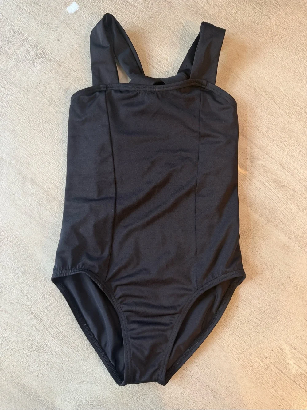Balera Twist Back Sweetheart Leotard - Black